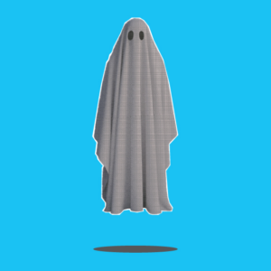 Halftone Ghost Screen Print